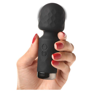 Bang! 10X Mini Silicone Rechargeable Wand - Pink