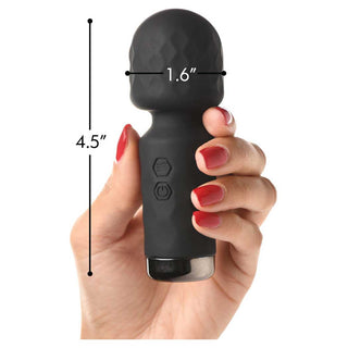Bang! 10X Mini Silicone Rechargeable Wand - Purple