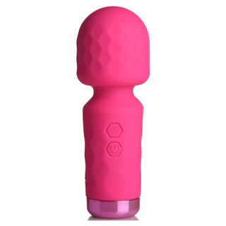 Bang! 10X Mini Silicone Rechargeable Wand - Pink
