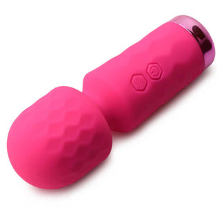 Bang! 10X Mini Silicone Rechargeable Wand - Pink