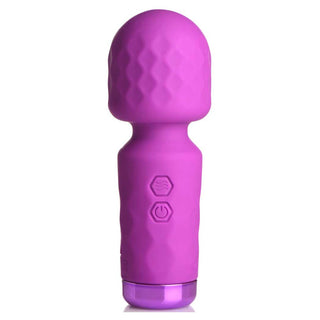 Bang! 10X Mini Silicone Rechargeable Wand - Pink