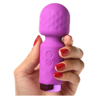 Bang! 10X Mini Silicone Rechargeable Wand - Black