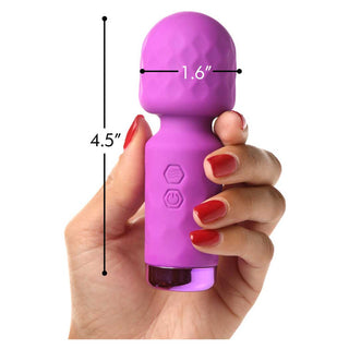 Bang! 10X Mini Silicone Rechargeable Wand - Black