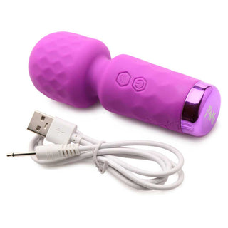 Bang! 10X Mini Silicone Rechargeable Wand - Pink