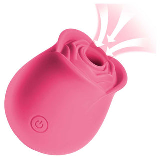 Bloomgasm The Perfect Rose Rechargeable Silicone Clitoral Stimulator - Red
