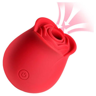 Bloomgasm The Perfect Rose Rechargeable Silicone Clitoral Stimulator - Red