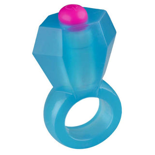 Bling Pop Vibrating Cock Ring - Pink