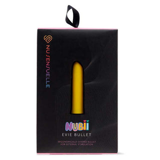 Nu Sensuelle Evie Nubii Rechargeable Silicone Bullet - Yellow