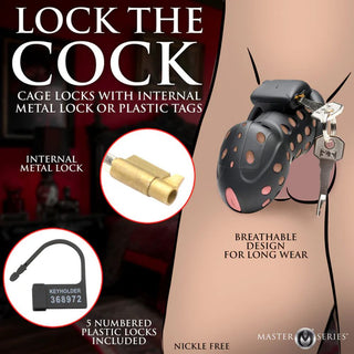 Master Series - Lock Down Chastity Cage