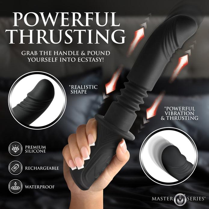 Master Series Power Thrust Rechargeable Thrusting Silicone Vibrator Circus of Books Master Series Power Thrust Rechargeable Thrusting Silicone Vibrator Circus of Books