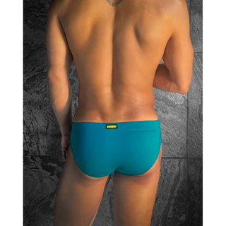 BADBUI - Perfect Cut Swim Brief - AQUA BLUE