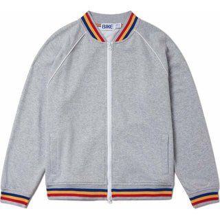 BIKE - French Terry Track Jacket - Gray