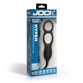 Jock - Hyper Thrusting and Vibrating Anal Plug with Cock Ring