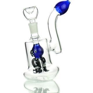 Bong - 7" Octopus Shower Bubbler with 14mm Male Bowl