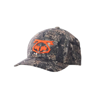 Nasty Pig - Timber Snout Cap - Timber/Flame Orange
