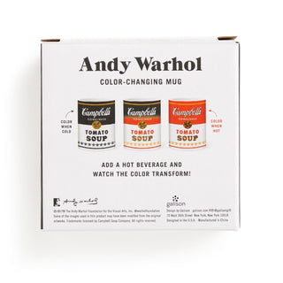 Warhol Soup Can Color Changing Ceramic Mug