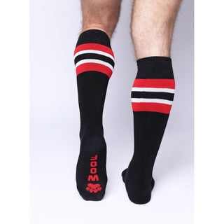 CellBlock 13 - Pup Tron Knee High Sock - Red