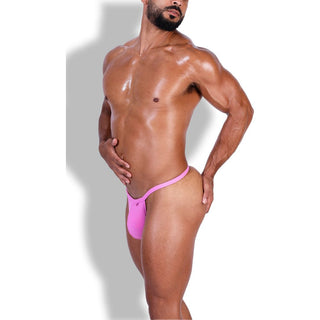 JJ Malibu - Classic G-String Thong Ribbed - Hot Pink