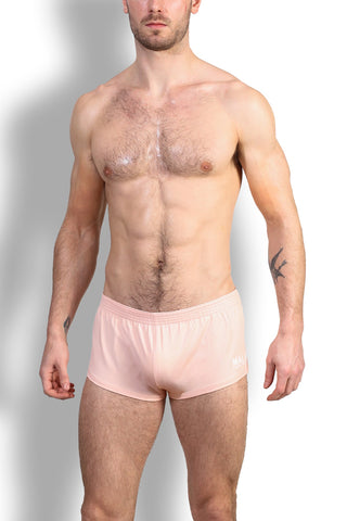 JJ Malibu - Stretch-It 2" Short Shorts - Nude Pink