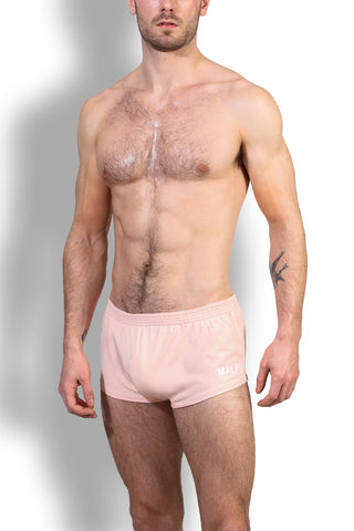 JJ Malibu - Stretch-It 2" Short Shorts - Nude Pink