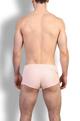 JJ Malibu - Stretch-It 2" Short Shorts - Nude Pink