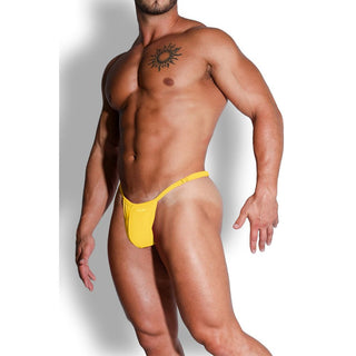 JJ Malibu - G String V Back Jockstrap - Canary Yellow