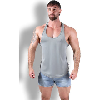 JJ Malibu - JJ Cool-Dry Gym Stringer - Light Grey