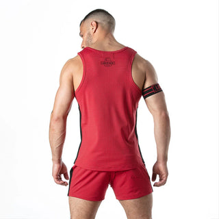 LOCKER GEAR - SWEAT IT TANK TOP - Red
