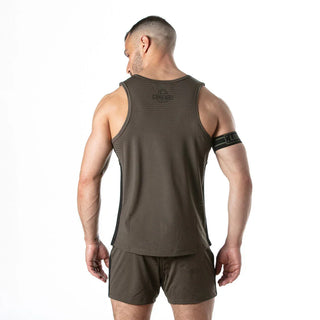 LOCKER GEAR - SWEAT IT TANK TOP - Khaki