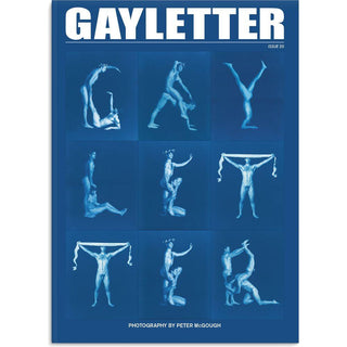 GAYLETTER Issue 20 (Alphabet by Peter McGough Cover)