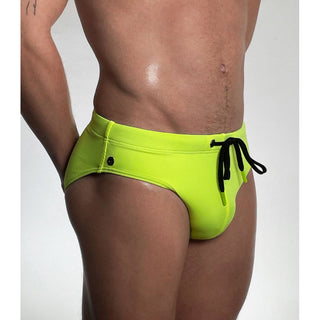 BADBUI - Perfect Cut Swim Brief - NEON YELLOW