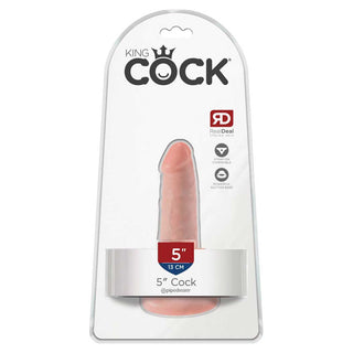King Cock Dildo 7in - Vanilla