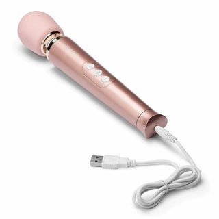 Le Wand Petite Rechargeable Silicone Vibrating Massager - Rose Gold