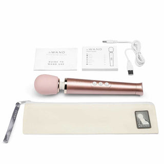 Le Wand Petite Rechargeable Silicone Vibrating Massager - Rose Gold