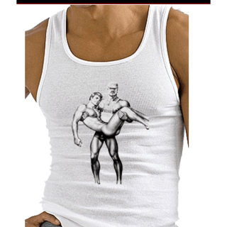 Tom of Finland Lifeguard Tank Top - White