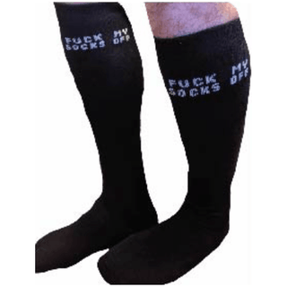 Fuck My Socks Off - Knee Socks - Black