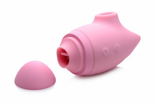 Inmi Shegasm Kitty Licker 5X Silicone Rechargeable Clit Stimulator - Pink