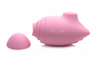 Inmi Shegasm Kitty Licker 5X Silicone Rechargeable Clit Stimulator - Pink