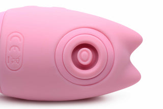 Inmi Shegasm Kitty Licker 5X Silicone Rechargeable Clit Stimulator - Pink