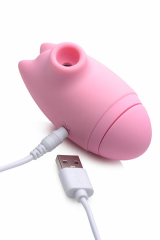 Inmi Shegasm Kitty Licker 5X Silicone Rechargeable Clit Stimulator - Pink