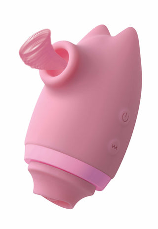 Inmi Shegasm Kitty Licker 5X Silicone Rechargeable Clit Stimulator - Pink