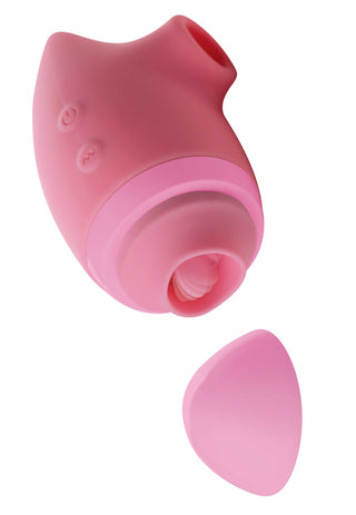 Inmi Shegasm Kitty Licker 5X Silicone Rechargeable Clit Stimulator - Pink
