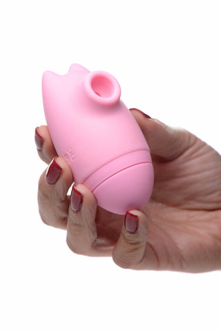Inmi Shegasm Kitty Licker 5X Silicone Rechargeable Clit Stimulator - Pink