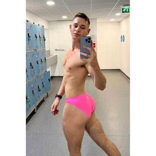 JJ Malibu - After-Hours Silky Seamless Briefs - Hot Pink