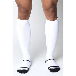 CellBlock 13 - Kennel Club Bones Knee High Sock - White