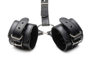 Strict Adjustable Neck to Wrist Restraints - Black