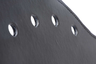 Strict Deluxe Rounded Paddle with Holes - Black