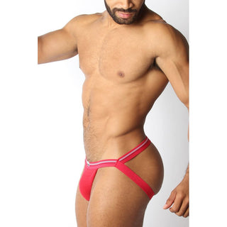 CellBlock 13 - Tight End 1" Swimmer Jock - Red