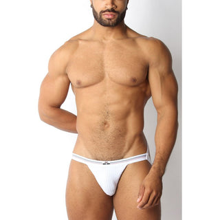 CellBlock 13 - Tight End 1" Swimmer Jock - White