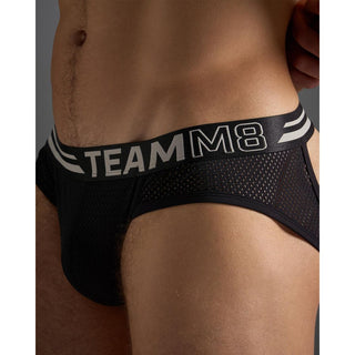 TEAMM8 - Racer Mesh Jockstrap - Jet Black